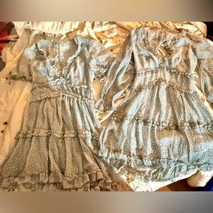 2 sage green dresses